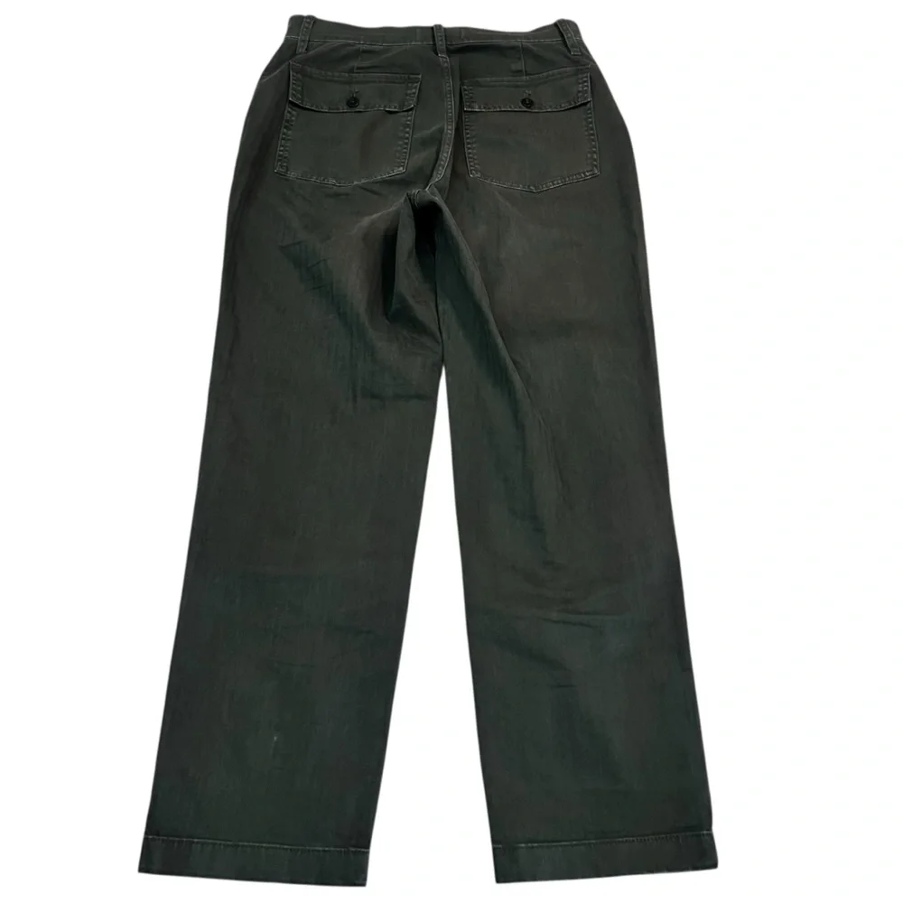 Madewell Forest Green Utility Chino Pants Size 27 High Rise‎